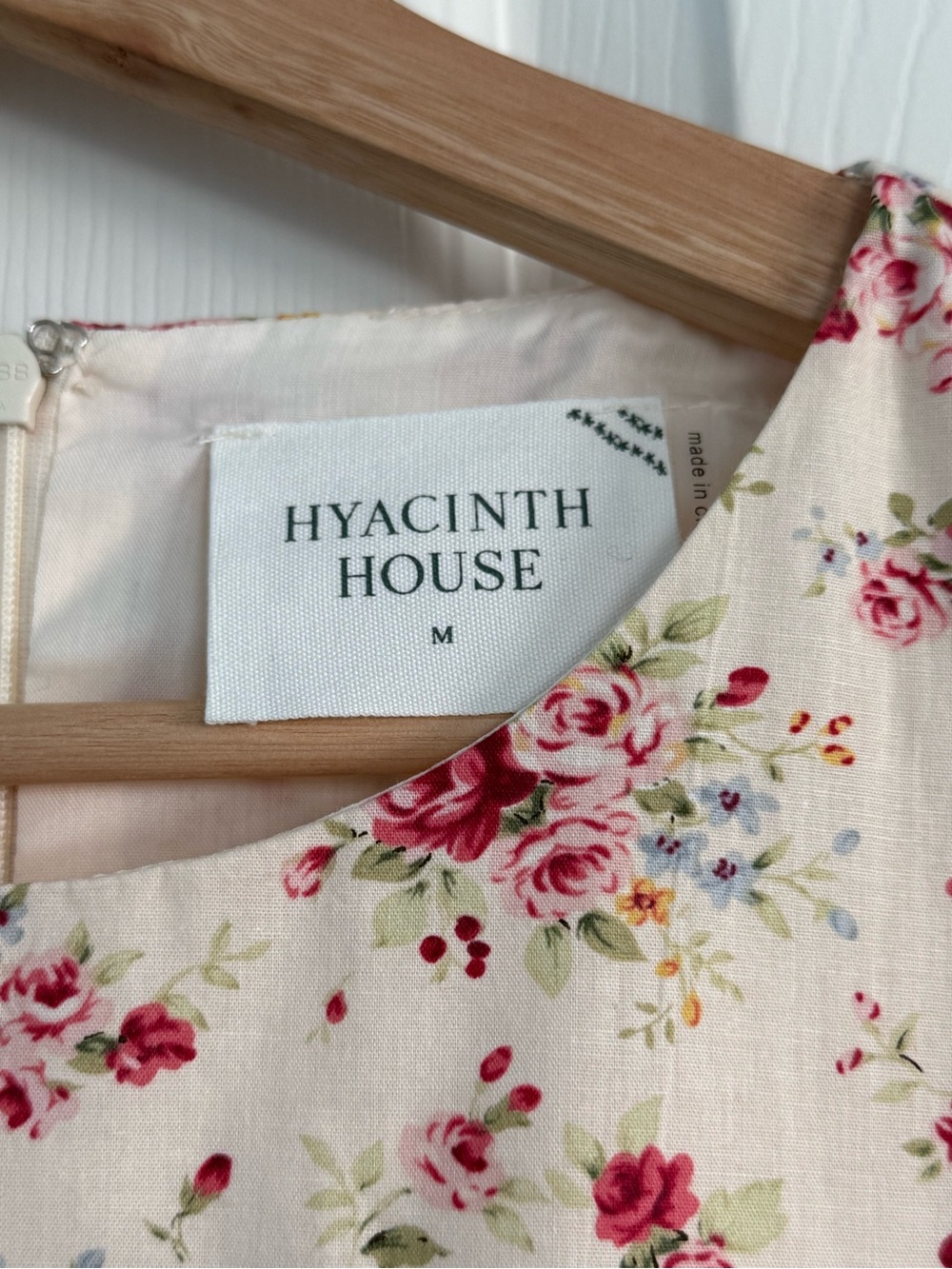 Tuckernuck Hyacinth House Floral Ava Peplum Blouse Top NWT Medium M - Picture 5 of 6